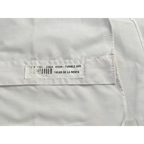 Oscar De La Renta Men’s Button Up Tuxedo Shirt White Lg 16-16.5 X  35/36 Formal - Picture 7 of 9